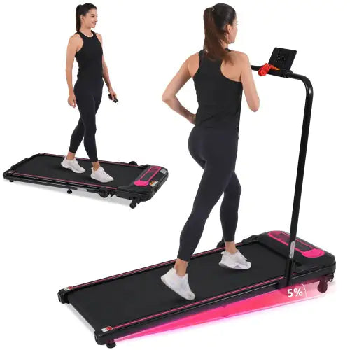 FoldAway 2.5HP Desk Treadmill - Adjustable Incline and Speed