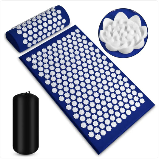 Acupressure Massage Mat and Pillow Set