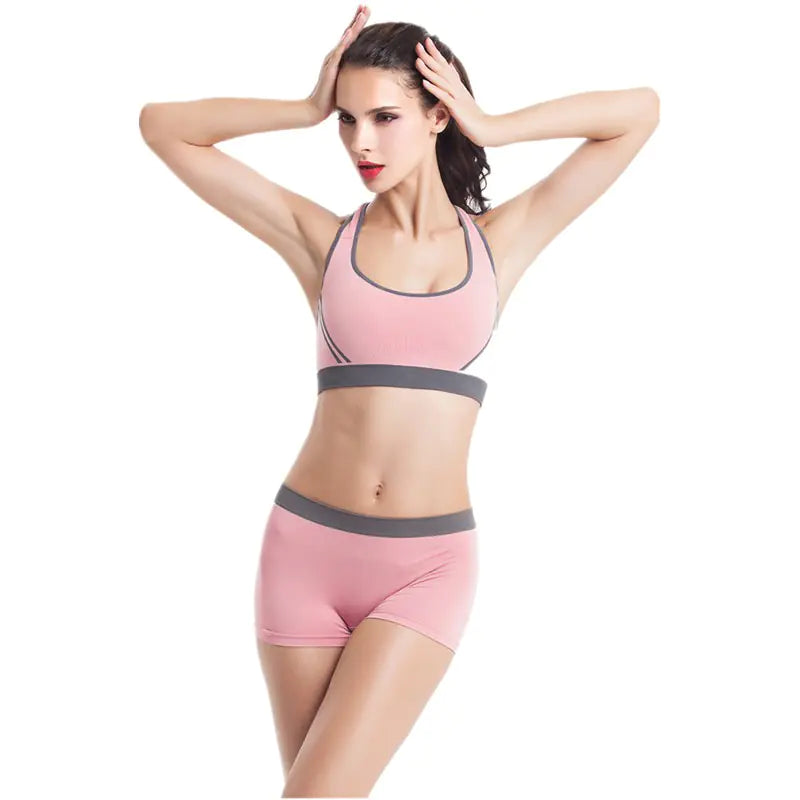 Wireless Yoga Bra Set