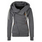 Hooded Cardigan with Side Zipper for Activewear