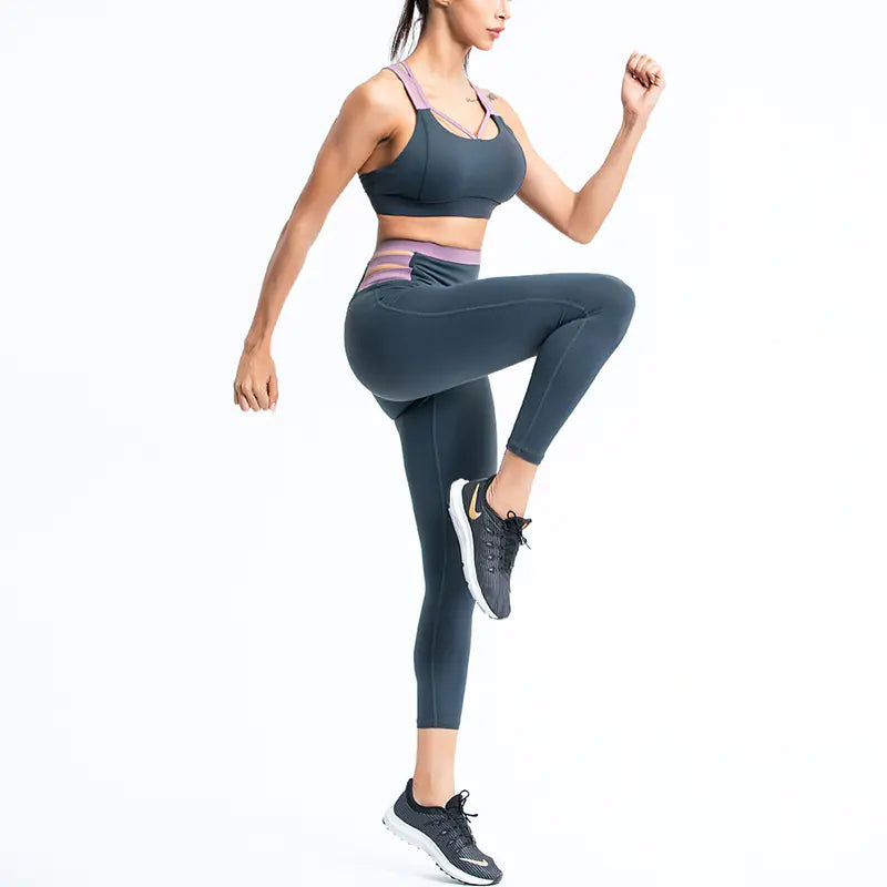 2020 Cross-Border Yoga Suit Set - Quick-Dry Activewear