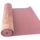 Jute Yoga Mat with PVC for Fitness and Studio Use