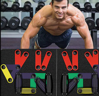 Push-Up Stand and Board for Core Workout