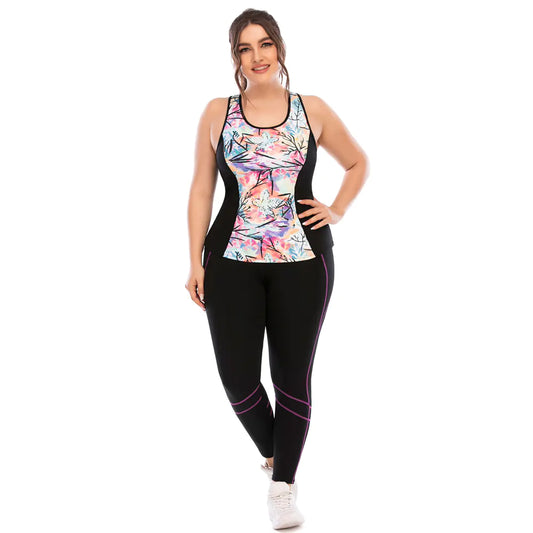 Large Size Women's Activewear Yoga Sports Suit 18+