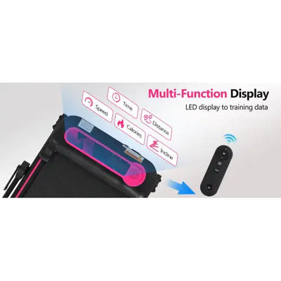 FoldAway 2.5HP Desk Treadmill - Adjustable Incline and Speed