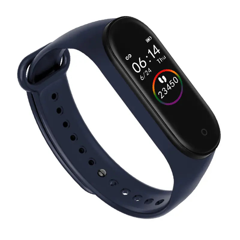 Waterproof Smart Bracelet with Pedometer and Heart Rate Monitor