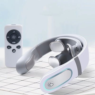 Smart Neck Massager with Heat and Vibration Therapy