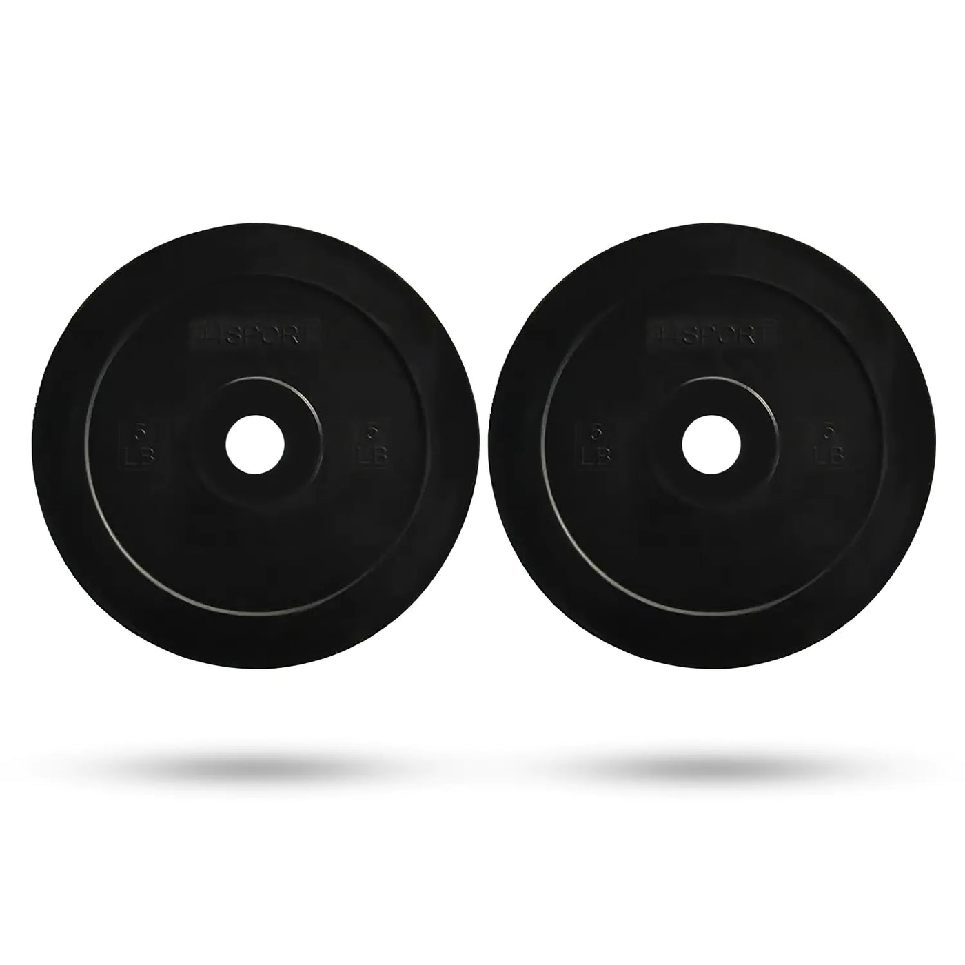 44SPORT 5lb Olympic Bumper Plate Pair