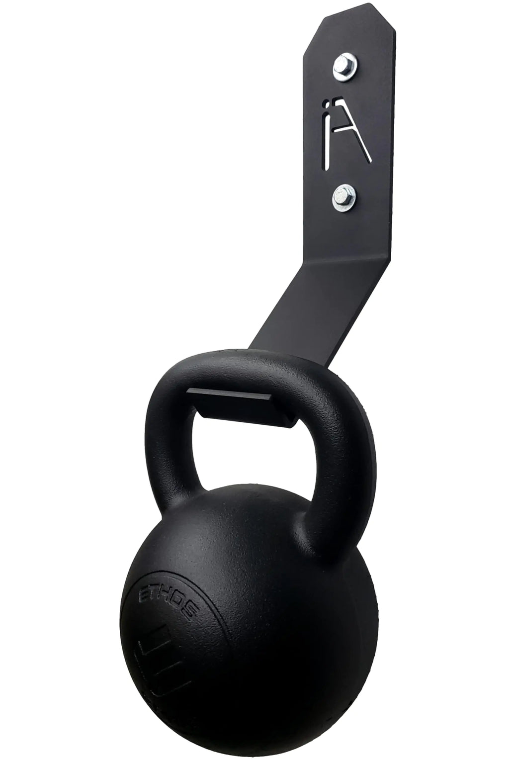 Iron American Kettlebell Wall Rack - 200lb Capacity - Includes Installation Kit