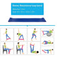 25cm Yoga Ball Set with Resistance Bands and Blocks