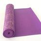 Jute Yoga Mat with PVC for Fitness and Studio Use