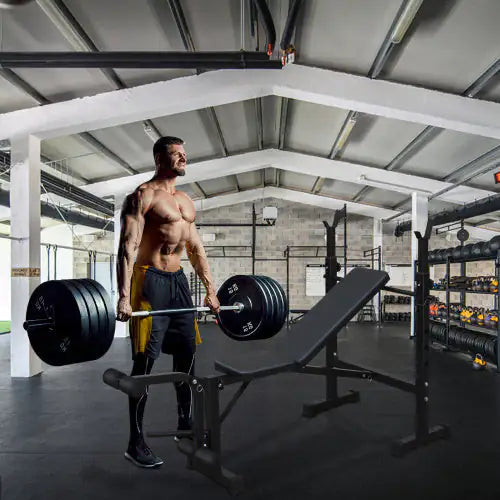 Home Gym Olympic Bench Combo