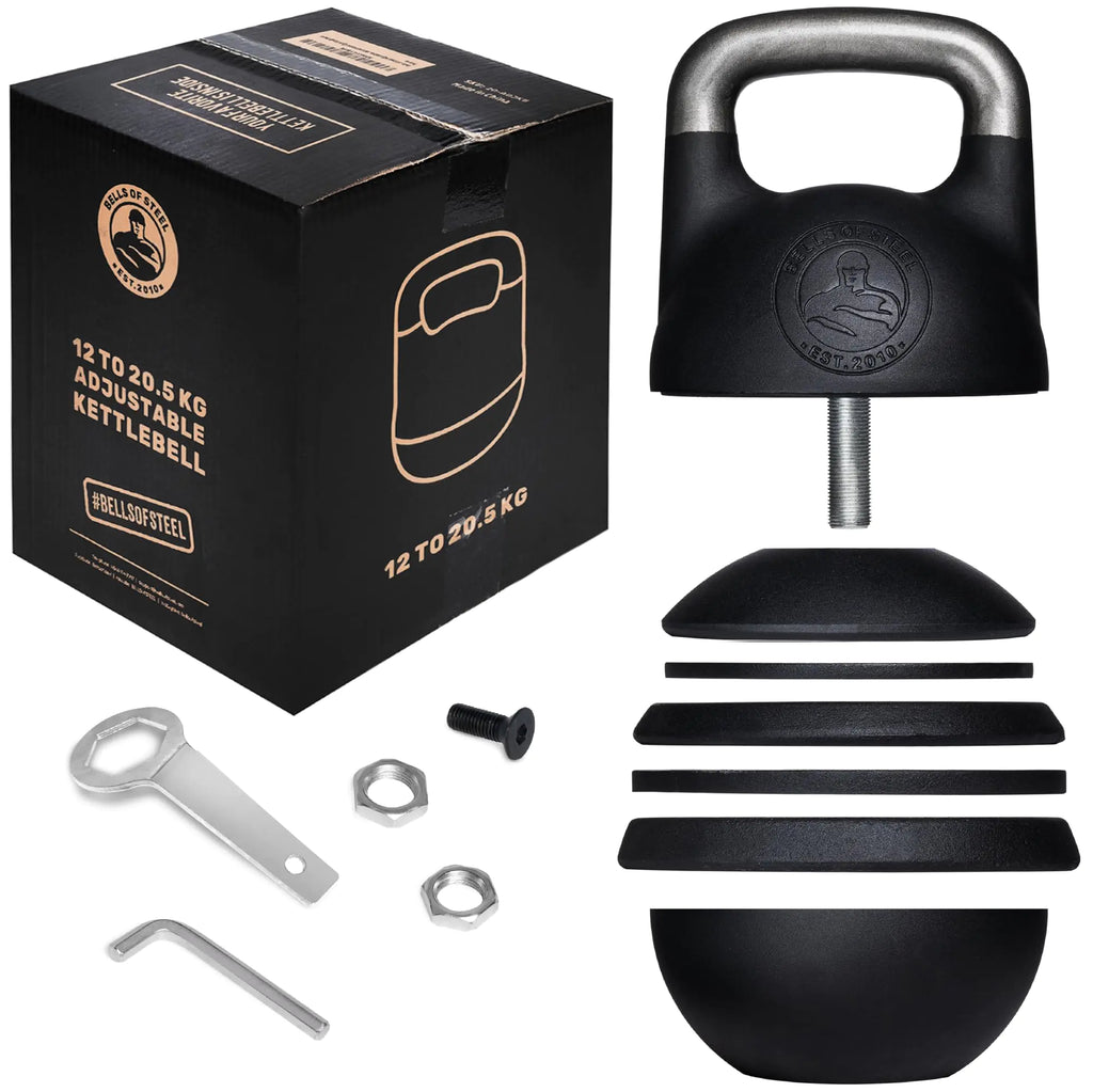 Adjustable Kettlebell Set | Bells of Steel 12-32kg