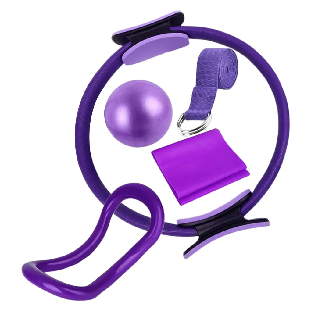 Yoga Circle Balance Ball Pilates Ring Workout Set