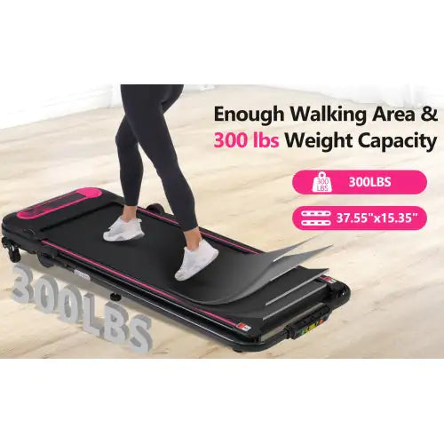 FoldAway 2.5HP Desk Treadmill - Adjustable Incline and Speed