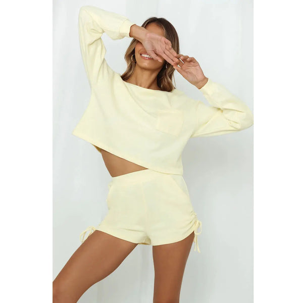 Aachoae Women's Casual Home Style Activewear Set