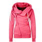 Hooded Cardigan with Side Zipper for Activewear