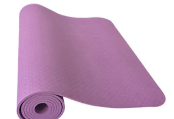 TPE Yoga Mat - Non-Slip Fitness Exercise Mat, Two Colors