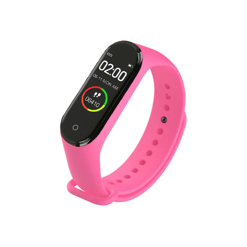 Waterproof Smart Bracelet with Pedometer and Heart Rate Monitor