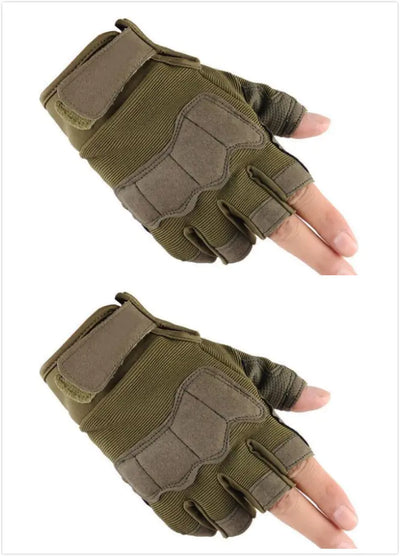 Tactical Gloves, Half-Finger Gloves, Camouflage Gear