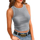 Casual Women’s Sleeveless Round Neck Sport Top