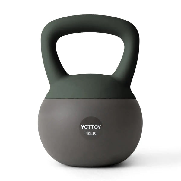 YOTTOY 10lb Soft Kettlebell with Anti-Slip Base