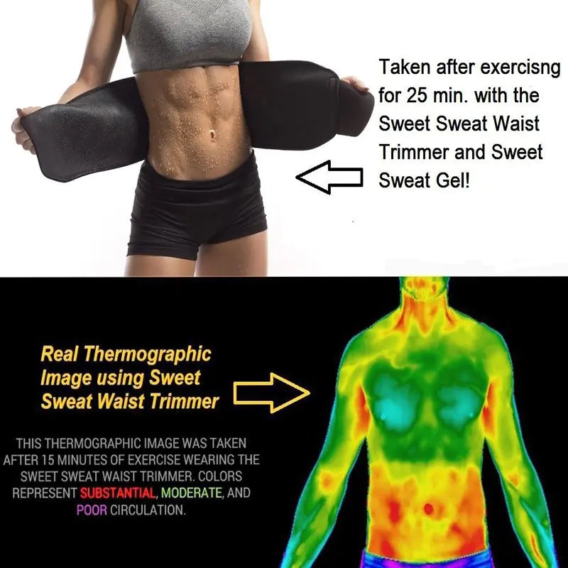 Sport Waist Support Belt for Sweat Shaping