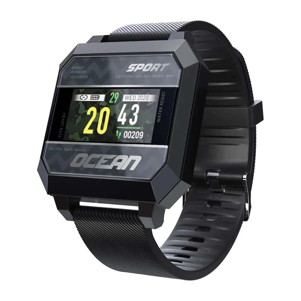 Smart Sports Watch with Heart Rate, BP, and Oximeter