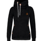 Hooded Cardigan with Side Zipper for Activewear