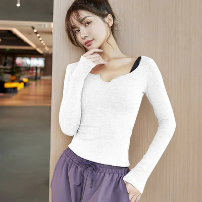 Women's Quick Dry Yoga T-shirt for Activewear