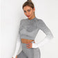 Yoga Set - Long Sleeve Seamless Breathable Activewear