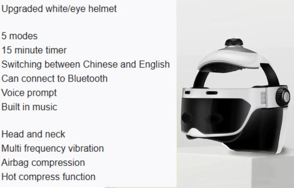 Electric Eye & Head Massager with Heat Therapy